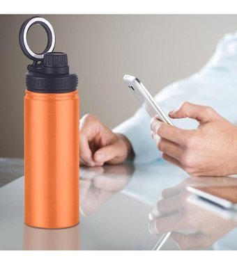 Magideal Suntek Paslanmaz Çelik 1 lt Outdoor Termos Turuncu