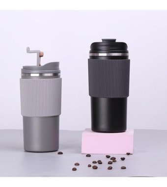 Knight1 Çelik 450 ml Outdoor Termos Gri