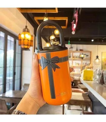 Haiyaao Bwn04 Çelik 400 ml Termos Turuncu