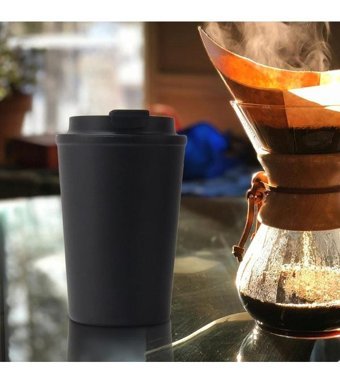 Magideal Suntek Paslanmaz Çelik 380 ml Outdoor Termos Siyah