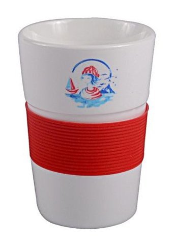Anemoss Mug Plastik 180 ml Termos Beyaz