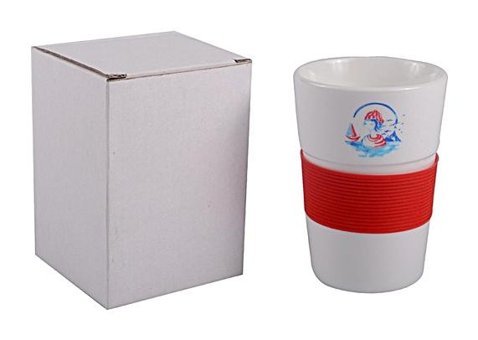 Anemoss Mug Plastik 180 ml Termos Beyaz