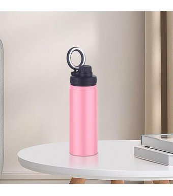 Magideal Suntek Paslanmaz Çelik 1 lt Outdoor Termos Pembe