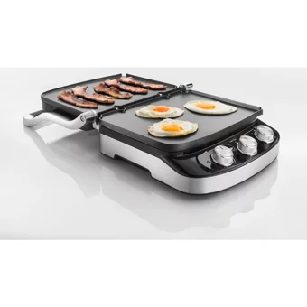 Delonghi CGH912 6 Dilim Seramik Çıkartılabilir Plaka Çift Taraflı 1500 W Izgaralı inox Tost Makinesi