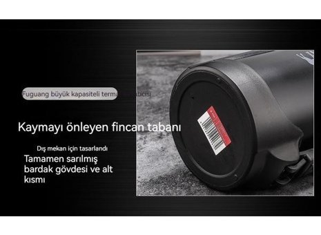 Luckystar Metal 2 lt Outdoor Termos Kırmızı