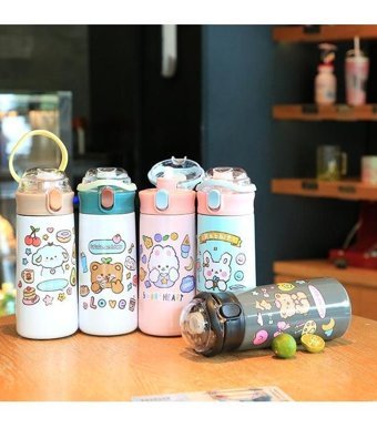 Mdsj Jzcat 304 Çelik 500 ml Outdoor Termos Yeşil