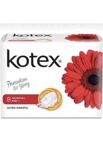 Kotex Organik Antialerjik Orta Normal 8'li Hijyenik Ped 24 Adet