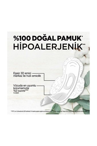 Kotex Natural Organik Antialerjik Orta Normal 7'li Hijyenik Ped 1 Adet
