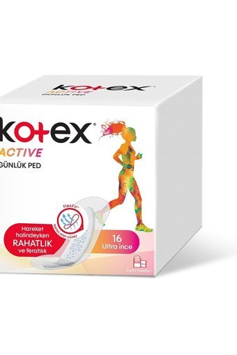 Kotex Actıve Organik Antialerjik Ultra ince Normal 16'lı Hijyenik Ped 1 Adet