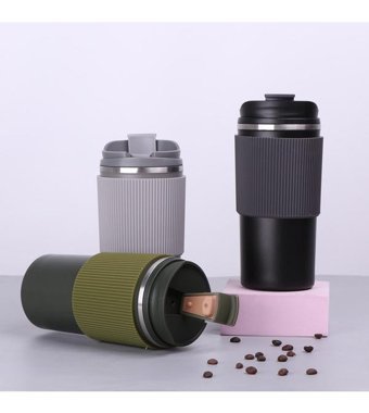 Knight1 Çelik 450 ml Outdoor Termos Siyah