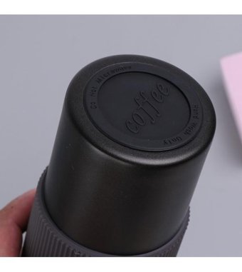 Knight1 Çelik 450 ml Outdoor Termos Siyah