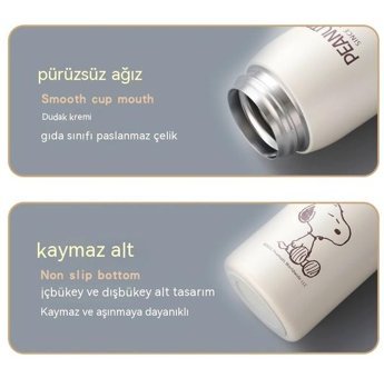 Summer Love 316 Çelik 420 ml Termos Beyaz