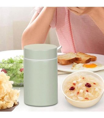 Magideal Suntek Paslanmaz Çelik 260 ml Matara Outdoor Termos Yeşil