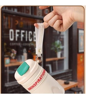 Oloey 316 Paslanmaz Çelik 420 ml Outdoor Termos Siyah