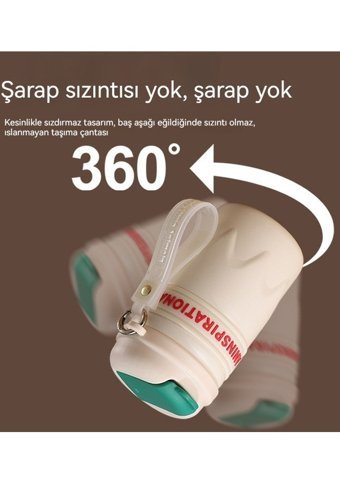 Oloey 316 Paslanmaz Çelik 420 ml Outdoor Termos Siyah