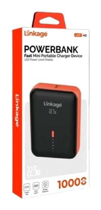 Linkage LKP40 10000 mAh Hızlı Şarj Powerbank Siyah