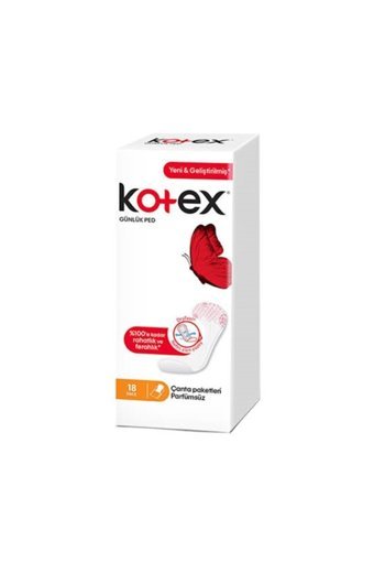 Kotex Organik Antialerjik Orta Normal 18'li Hijyenik Ped 1 Adet