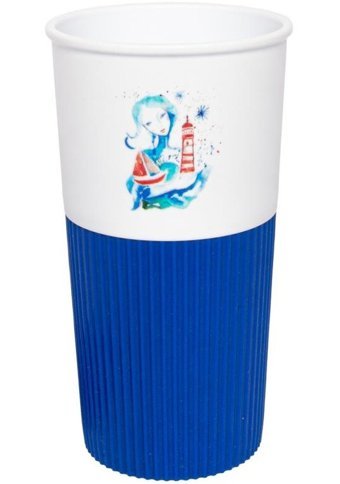 Anemoss Fenerci Kız Mug Plastik 450 ml Termos Beyaz