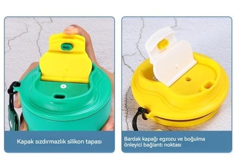 Oloey 316 Çelik 450 ml Outdoor Termos Yeşil