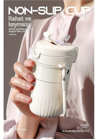 Summer Love 316 Çelik 500 ml Outdoor Termos Siyah