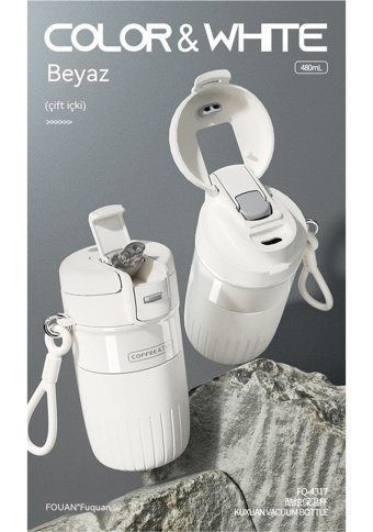 Summer Love 316 Çelik 500 ml Outdoor Termos Siyah