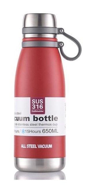 Mdsj Jzcat Çelik 650 ml Outdoor Termos Kırmızı