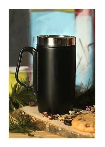 Microcase Al3869 Çelik 200 ml Termos Siyah