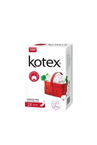 Kotex Organik Antialerjik İnce Uzun 22'li Hijyenik Ped 3 Adet