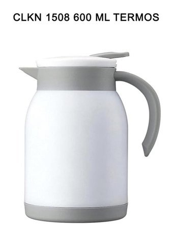 Toptan Bulurum Clkn-1508 Çelik 600 ml Outdoor Termos Beyaz