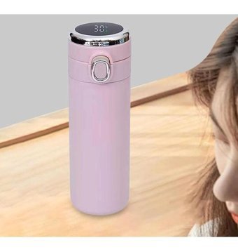 Magideal Suntek Paslanmaz Çelik 420 ml Outdoor Termos Pembe