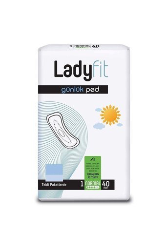 Lady Fit Organik Antialerjik İnce Normal 40'lı Hijyenik Ped 1 Adet
