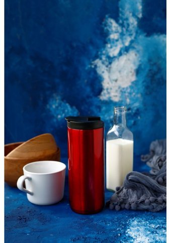 Black Goat Mug Çelik 500 ml Termos Bordo