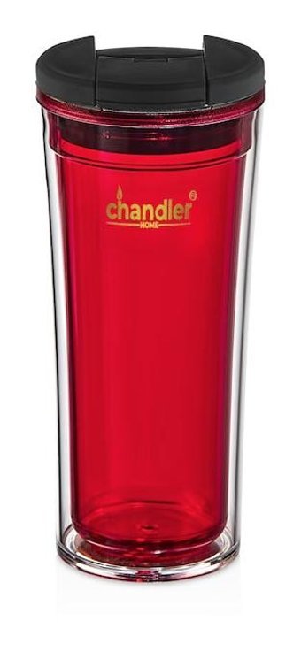 Chandler Home Mug Plastik 350 ml Outdoor Termos Kırmızı