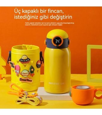 Oloey Çelik 500 ml Termos Pembe