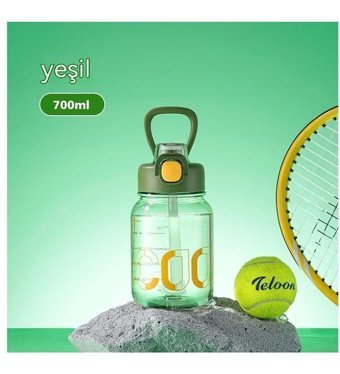 Ww Plastik 700 ml Outdoor Termos Siyah