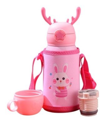 Mdsj Çelik 500 ml Outdoor Termos Pembe