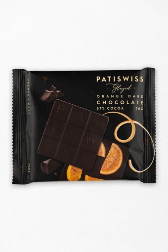 Patiswiss Tablet Portakallı Çikolata 70 gr