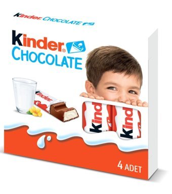 Kinder Sütlü Çikolata 4x50 gr
