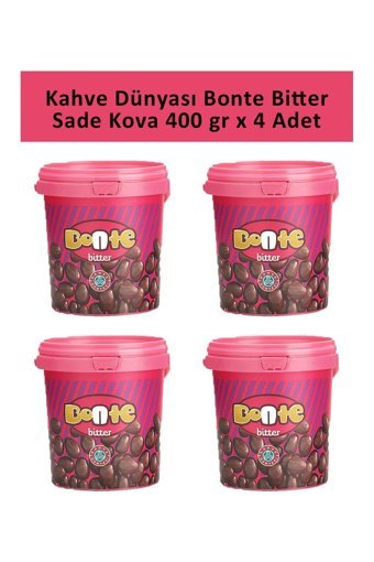 Kahve Dünyası Bonte Bitter Çikolata 4x400 gr