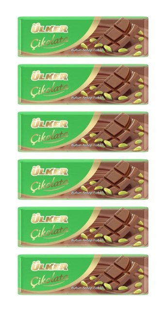 Ülker Baton Antep Fıstıklı Çikolata 6x30 gr