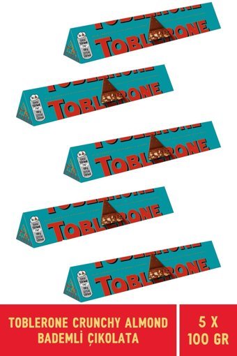 Toblerone Crunchy Almond Çikolata 5x100 gr