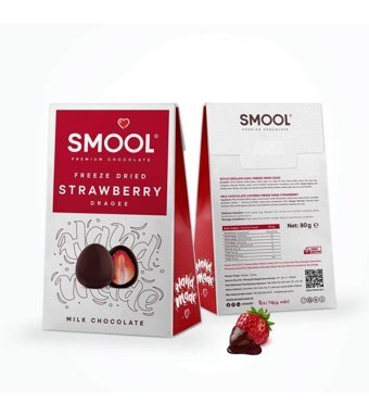 Smool Draje Çilekli Çikolata 80 gr