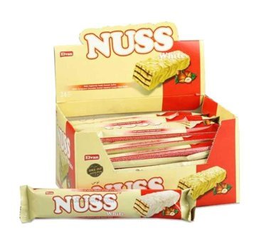 Elvan Nuss Beyaz Çikolata 24x25 gr