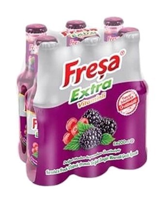 Freşa Karadutlu Frenk Üzümlü Soda 6'lı 200 ml