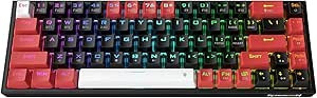 Redragon K631 Pro Q RGB Kablosuz Kırmızı-Siyah Mekanik Klavye