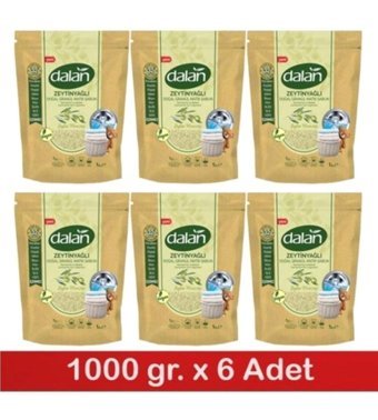 Dalan Zeytin Mucizesi Bitkisel 6x1000 gr Toz Çamaşır Sabunu