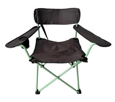 Platan Chair Ones-M Katlanır Kolçaklı Siyah Tekli Kamp Sandalyesi