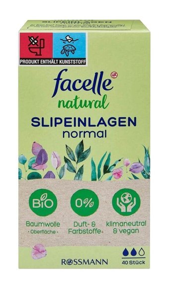 Facelle Natural Organik 40'lı Normal Günlük Ped
