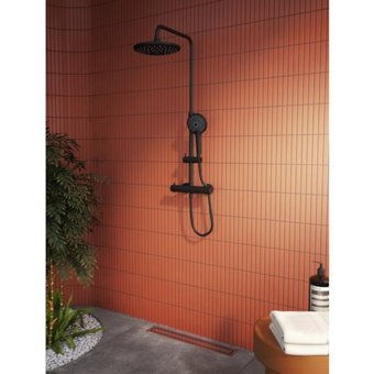 Vitra Aquaheat Bliss 240 Yağmurlama Sürgülü Mafsallı Duş Seti