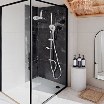 Decordem Banora Nevoria Lux Yağmurlama Sürgülü Mafsallı Duş Seti